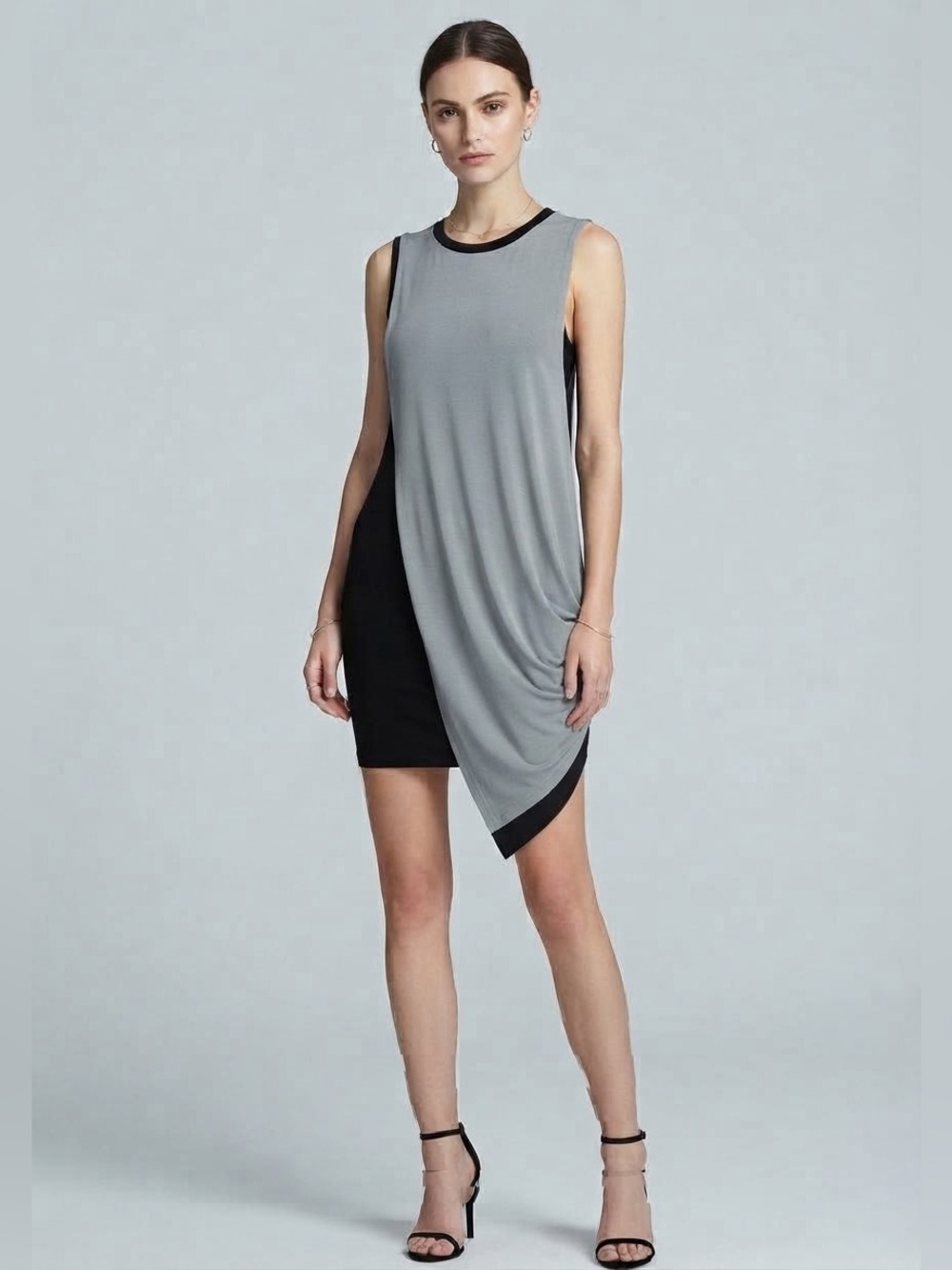 Bailey 44 asymmetrical colorblock Mirin dress